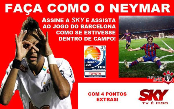 Neymar assina SKY