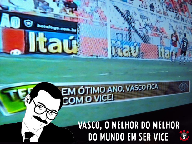 Vasco, o melhor em vice campeonatos