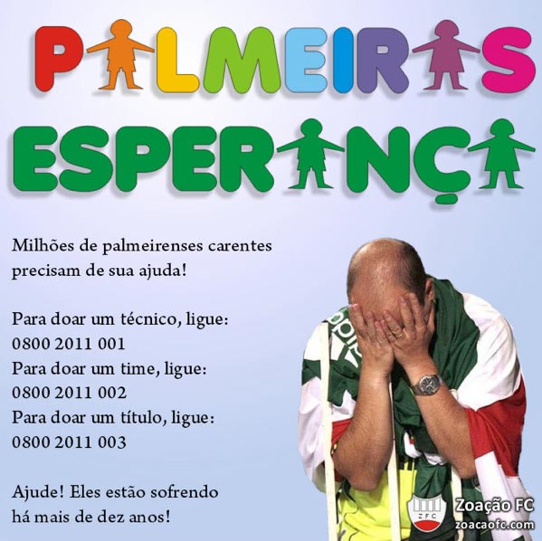 Palmeiras Esperança: ajude e compartilhe para apoiar os pobres porquinhos