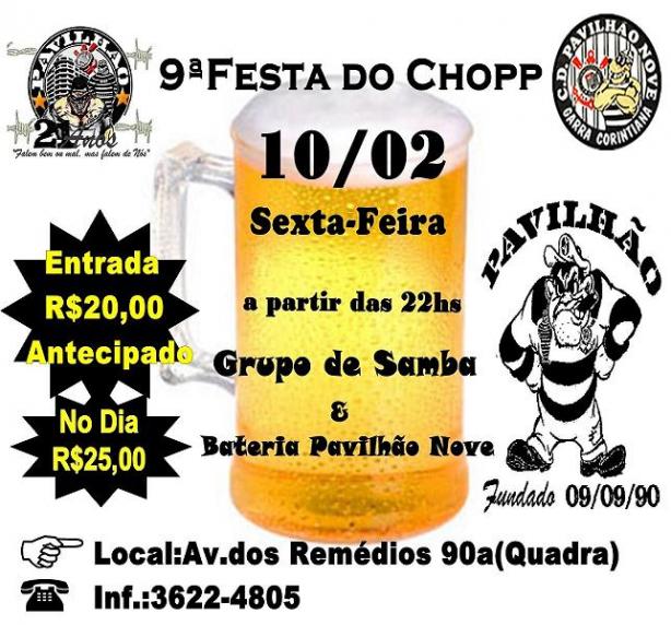9ª Festa do Chopp