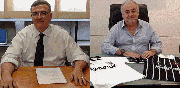 Mario Gobbi e Paulo Garcia, candidatos a presidente do Corinthians no próximo triênio