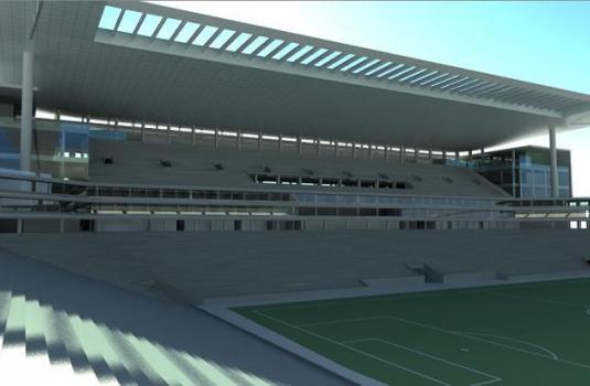 Arquibancadas do futuro estádio do Corinthians