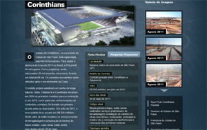 Reprodução do site