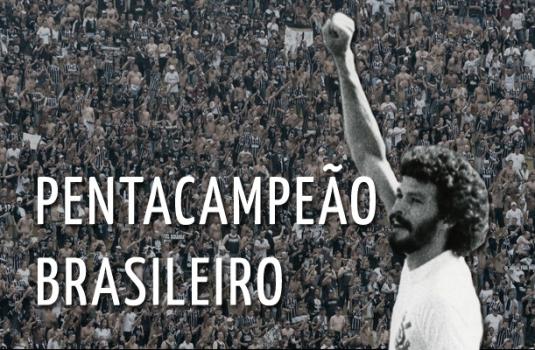 Em cima do Palmeiras o Corinthians foi penta campeão brasileiro em homagem a Sócrates