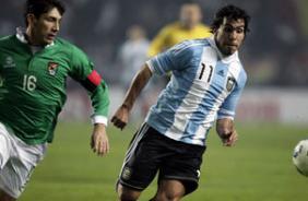 Tévez pela seleção da Argentina