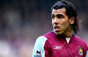 Tevez quando ainda jogava no Manchester City