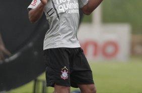 Jorge Henrique do Corinthians durante treino realizado no CT Joaquim Grava