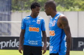Gil e Marllon no ltimo treino antes do duelo contra o Flamengo, pelo Brasileiro