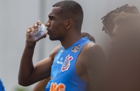Marllon no ltimo treino antes do duelo contra o Flamengo, pelo Brasileiro