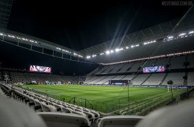Neo Qumica Arena preparada para o jogo entre Corinthians e Atltico-GO