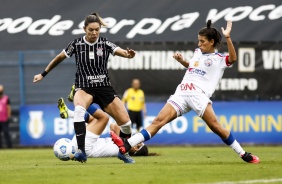 Gabi Zanotti durante a partida entre Corinthians e Bahia, pelo Brasileiro Feminino