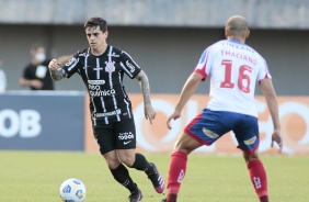 Lateral Fagner na partida entre Corinthians e Bahia, pelo Brasileiro, em Pituau