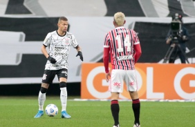 Joo Victor durante empate entre Corinthians e So Paulo