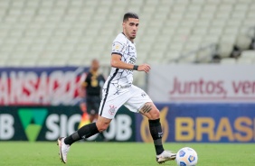 Gabriel durante jogo entre Corinthians e Fortaleza, no Castelo, pelo Campeonato Brasileiro