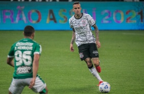 Luan entrou no segundo tempo do jogo entre Corinthians e Juventude, na Neo Qumica Arena