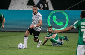 Renato Augusto durante jogo entre Corinthians e Juventude, pelo Brasileiro
