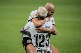 Rger Guedes marcou o gol de empate do Corinthians contra o Juventude