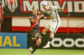 Rger Guedes durante empate entre Corinthians e Atltico-GO, pelo Campeonato Brasileiro