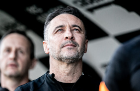 Vtor Pereira durante a partida entre Corinthians e So Paulo