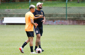 Danilo e Matheus Arajo no ltimo treino do Corinthians antes de encarar o Fast pela Copinha