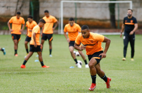 Murillo no ltimo treino do Corinthians antes de encarar o Fast pela Copinha