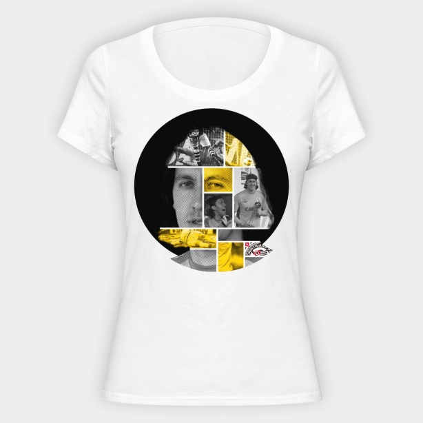 Camiseta Corinthians Cssio - Feminina branca