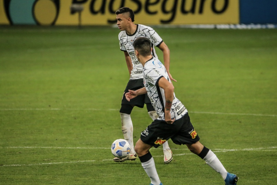 Cantillo durante jogo entre Corinthians e Red Bull Bragantino, pelo Brasileiro
