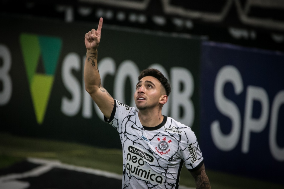 Gustavo Silva marcou o primeiro gol do Corinthians contra o Sport, na Neo Qumica Arena