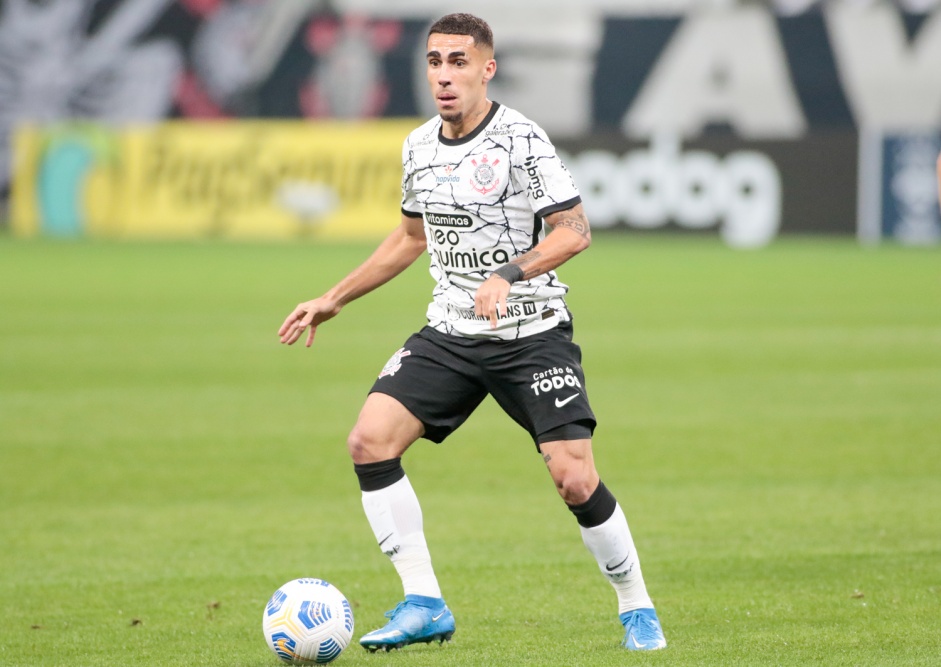 Gabriel durante jogo entre Corinthians e Sport, na Neo Qumica Arena, pelo Brasileiro