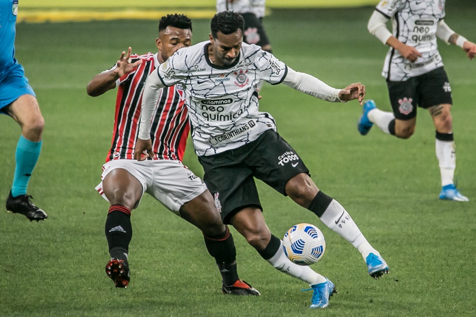 Atacante J durante partida entre Corinthians e So Paulo, na Neo Qumica Arena