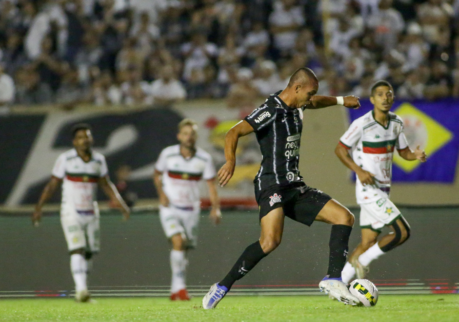 Giovane durante partida entre Corinthians e Portuguesa-RJ na Copa do Brasil