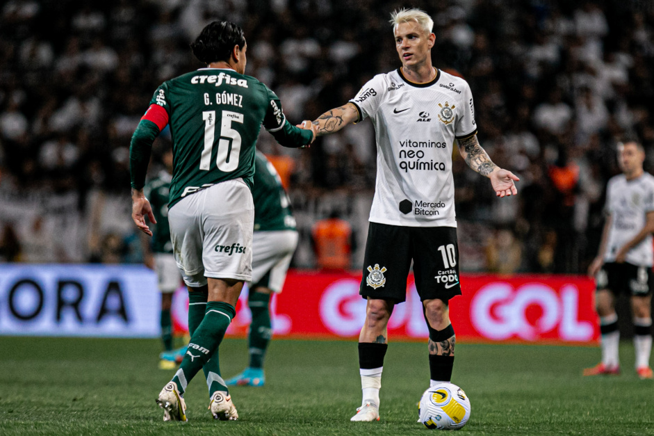Rger Guedes na derrota do Corinthians para o Palmeiras