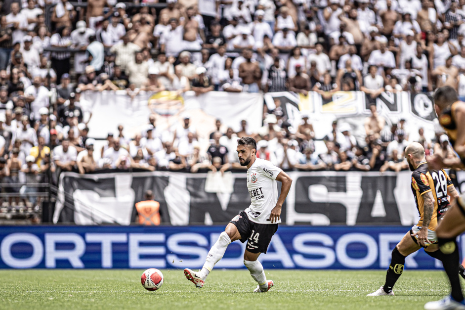 Raniele no jogo entre Corinthians e Novorizontino