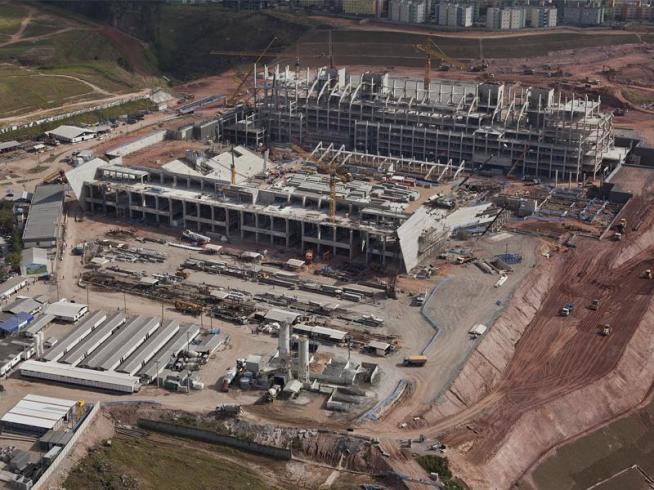 As obras atingiram 50% de conclusão e seguem aceleradas