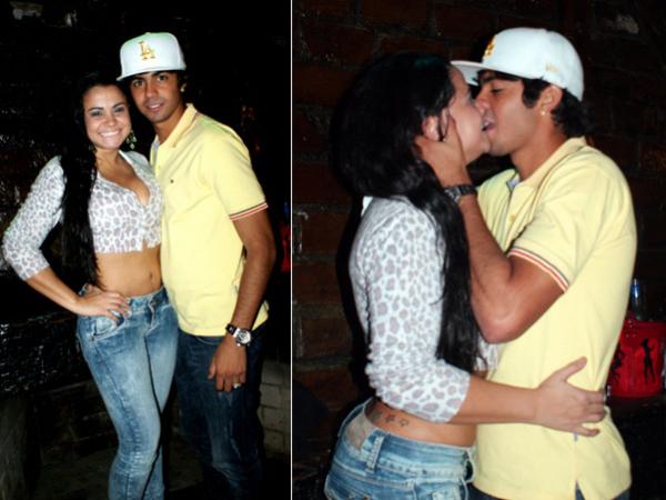 Ex-mulher de Vagner Love beija jogador do Corinthians