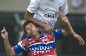 SP - CORINTHIANS/SP X FORTALEZA/CE- ESPORTES - na partida válida pelo Campeonato Brasileiro da Segunda Divisao 2008, realizada no estádio do Pacaembu, neste sábado a tarde