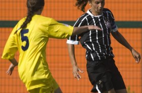Campeonato Paulista de futebol feminino; Corinthians x Cotia Kurdana; Nildinha durante partida realizada hoje, sábado a tarde no estádio do Pacaembu;