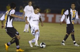 SP - BRAGANTINO/BRAGANCA PAULISTA X CORINTHIANS/SP - ESPORTES - durante partida válida pelo Campeonato Brasileiro da segunda divisão 2008, primeiro turno, realizada no estádio Santa Cruz, em Ribeirão Preto, interior de São Paulo, nesta quarta-feira a noite
