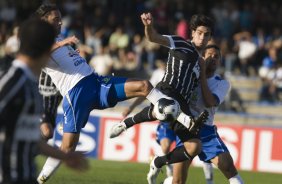 SP - SANTO ANDRE X CORINTHIANS - ESPORTES - durante partida vlida pelo Campeonato Brasileiro da segunda diviso 2008, primeiro turno, realizada no estdio Bruno Jos Daniel, em Santo Andr, municipio de So Paulo, neste sbado a tarde