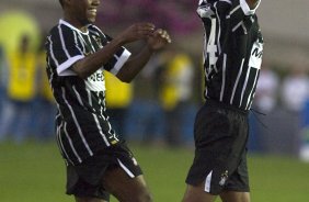 SP - SANTO ANDRE X CORINTHIANS - ESPORTES - durante partida vlida pelo Campeonato Brasileiro da segunda diviso 2008, primeiro turno, realizada no estdio Bruno Jos Daniel, em Santo Andr, municipio de So Paulo, neste sbado a tarde