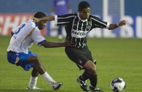 SP - SANTO ANDRE X CORINTHIANS - ESPORTES - durante partida vlida pelo Campeonato Brasileiro da segunda diviso 2008, primeiro turno, realizada no estdio Bruno Jos Daniel, em Santo Andr, municipio de So Paulo, neste sbado a tarde