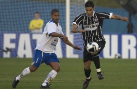 SP - SANTO ANDRE X CORINTHIANS - ESPORTES - durante partida válida pelo Campeonato Brasileiro da segunda divisão 2008, primeiro turno, realizada no estádio Bruno José Daniel, em Santo André, municipio de São Paulo, neste sábado a tarde
