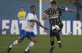 SP - SANTO ANDRE X CORINTHIANS - ESPORTES - durante partida vlida pelo Campeonato Brasileiro da segunda diviso 2008, primeiro turno, realizada no estdio Bruno Jos Daniel, em Santo Andr, municipio de So Paulo, neste sbado a tarde