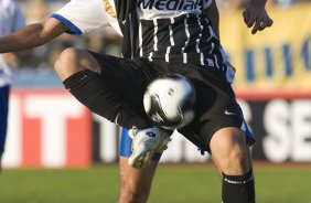 SP - SANTO ANDRE X CORINTHIANS - ESPORTES - durante partida válida pelo Campeonato Brasileiro da segunda divisão 2008, primeiro turno, realizada no estádio Bruno José Daniel, em Santo André, municipio de São Paulo, neste sábado a tarde