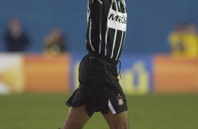 SP - SANTO ANDRE X CORINTHIANS - ESPORTES - durante partida vlida pelo Campeonato Brasileiro da segunda diviso 2008, primeiro turno, realizada no estdio Bruno Jos Daniel, em Santo Andr, municipio de So Paulo, neste sbado a tarde