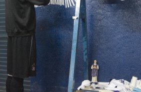 SP - SANTO ANDRE X CORINTHIANS - ESPORTES - nos vestiários antes da partida válida pelo Campeonato Brasileiro da segunda divisão 2008, primeiro turno, realizada no estádio Bruno José Daniel, em Santo André, municipio de São Paulo, neste sábado a tarde