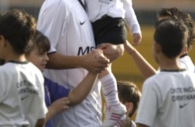 SP - CORINTHIANS/SP X CRICIUMA/SC - ESPORTES - durante partida vlida pelo Campeonato Brasileiro da segunda diviso 2008, primeiro turno, realizada no estdio do Pacaembu, zona oeste da cidade, neste sbado a tarde