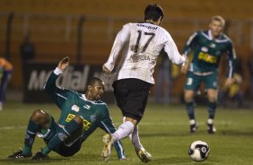 SP - CORINTHIANS/SP X JUVENTUDE/RS - ESPORTES - durante partida válida pelo Campeonato Brasileiro da segunda divisão 2008, primeiro turno, realizada no estádio do Pacaembu, zona oeste da cidade, nesta terca-feira a noite
