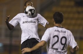 SP - CORINTHIANS/SP X JUVENTUDE/RS - ESPORTES - durante partida válida pelo Campeonato Brasileiro da segunda divisão 2008, primeiro turno, realizada no estádio do Pacaembu, zona oeste da cidade, nesta terca-feira a noite