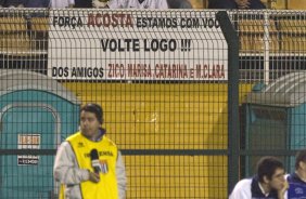 SP - CORINTHIANS/SP X JUVENTUDE/RS - ESPORTES - durante partida vlida pelo Campeonato Brasileiro da segunda diviso 2008, primeiro turno, realizada no estdio do Pacaembu, zona oeste da cidade, nesta terca-feira a noite